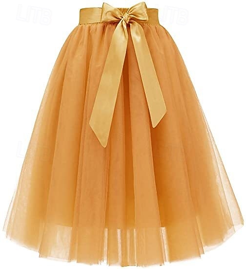 Fantasia fantasia saia de tule Saia Tutu Anos 50 Retro Vintage Anos 80 Multi Camadas Inchado Neon Adulto Mulheres Dia Das Bruxas Carnaval Festa Espetáculo Dança Balé Vestir-se de 2026 por $44.99 –P11