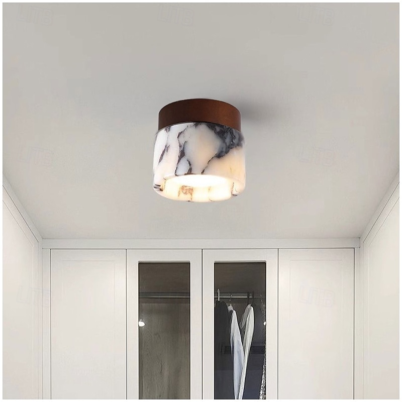12 cm تصميم الجزيرة أضواء السقف خشب حجر طلاء ملون معاصر 110-240 فولت 2026 - $115.99 –P2