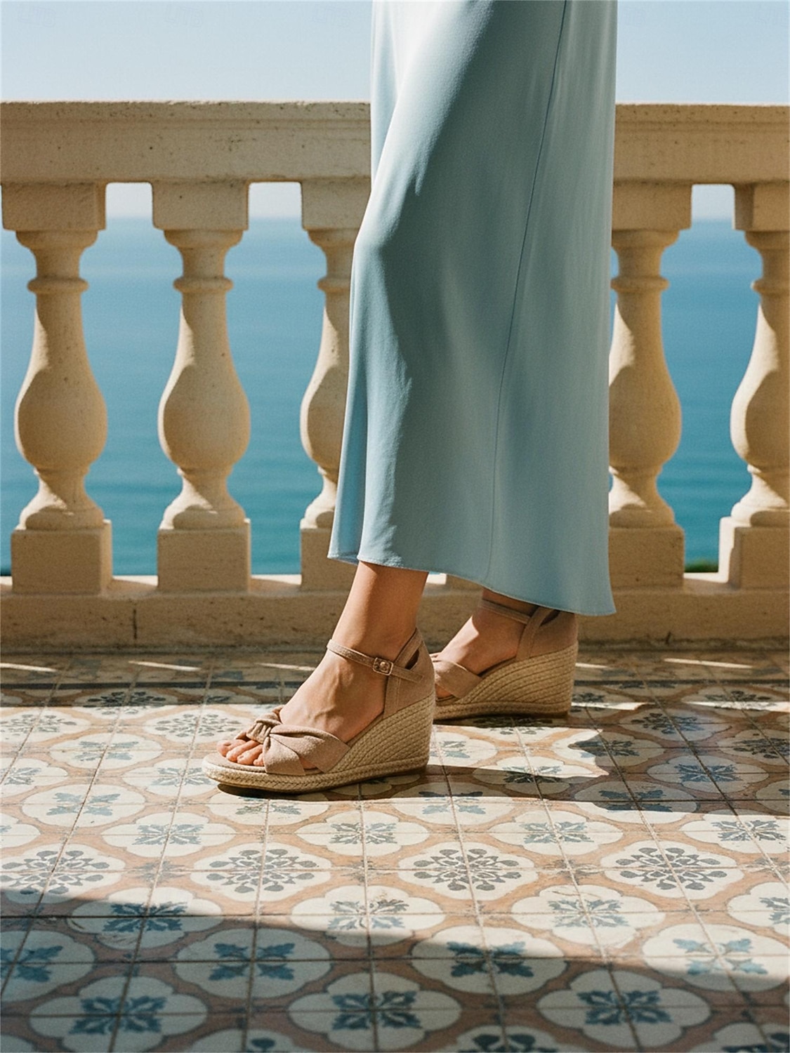 Sandales compensées espadrilles bohèmes beiges pour femme avec détail nœud – des chaussures confortables et élégantes pour les vacances d'été, les escapades à la plage et les sorties décontractées. de 2026 ? $54.99 –P4