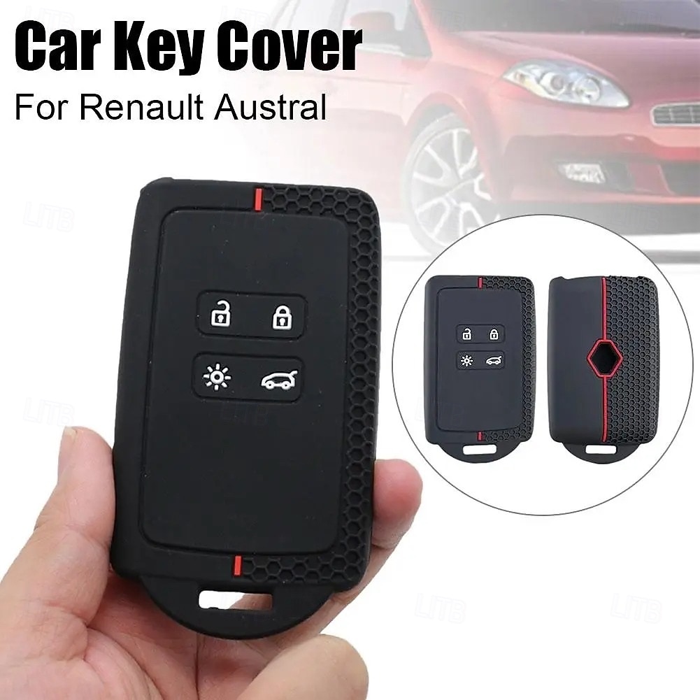 Husă cheie silicon pentru Renault Austral Kadjar Clio Megane Captur Arkana Koleos Zoe Scenic Dacia Sand 1 buc 2026 - $11.99 –P3