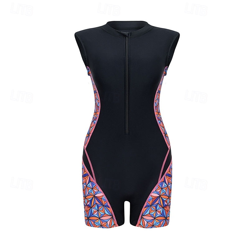 Γυναικεία Προστατευτικά Μαγιό Ολόσωμα κομμάτια Μπόχο Κουμπώσου Πολύ Ελαφρύ (UL) Προστασία UV Ελαστικό Αμάνικο Μαγιό Σέρφινγκ Ψαροντούφεκο Καλοκαίρι 2026 - $26.99 –P18