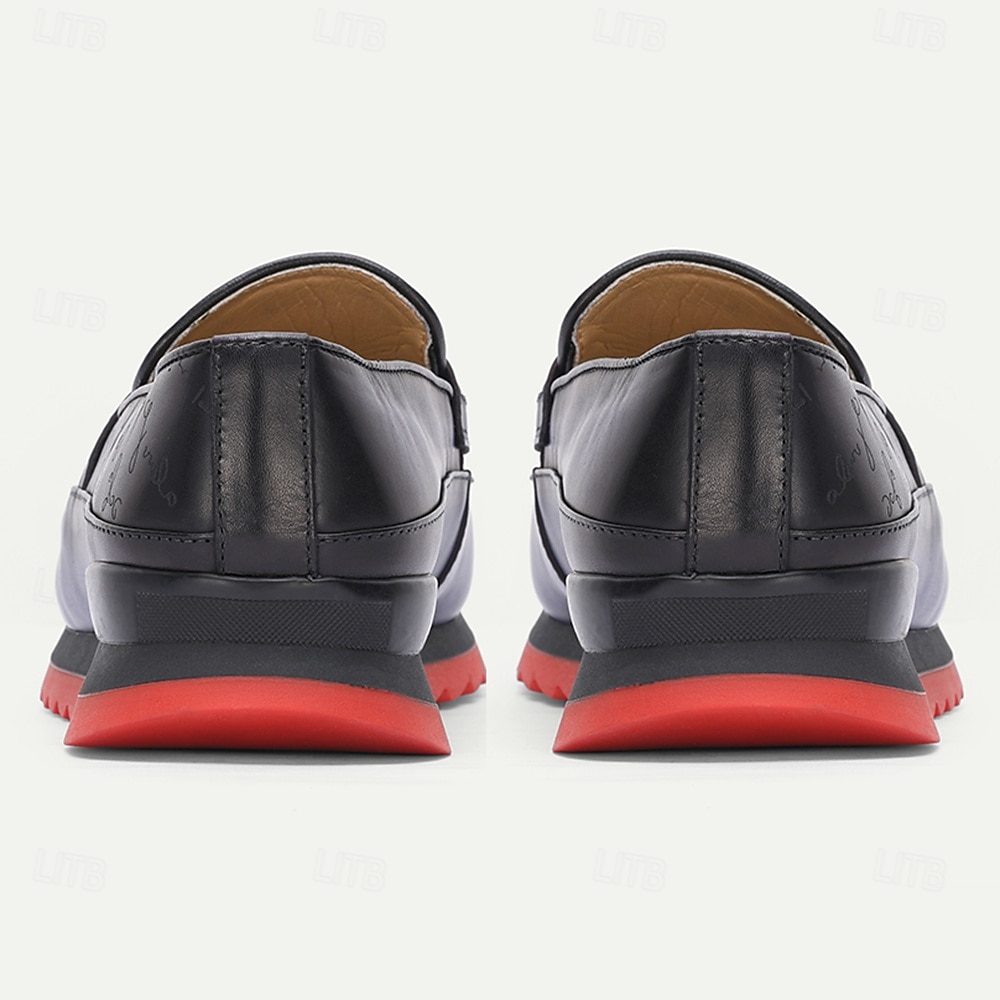 Мужские темно-синие кожаные оксфорды – классические туфли на шнуровке с прочной подошвой, идеально подходящие для свадеб, деловых встреч и торжественных мероприятий. 2026 - $109.99 –P7