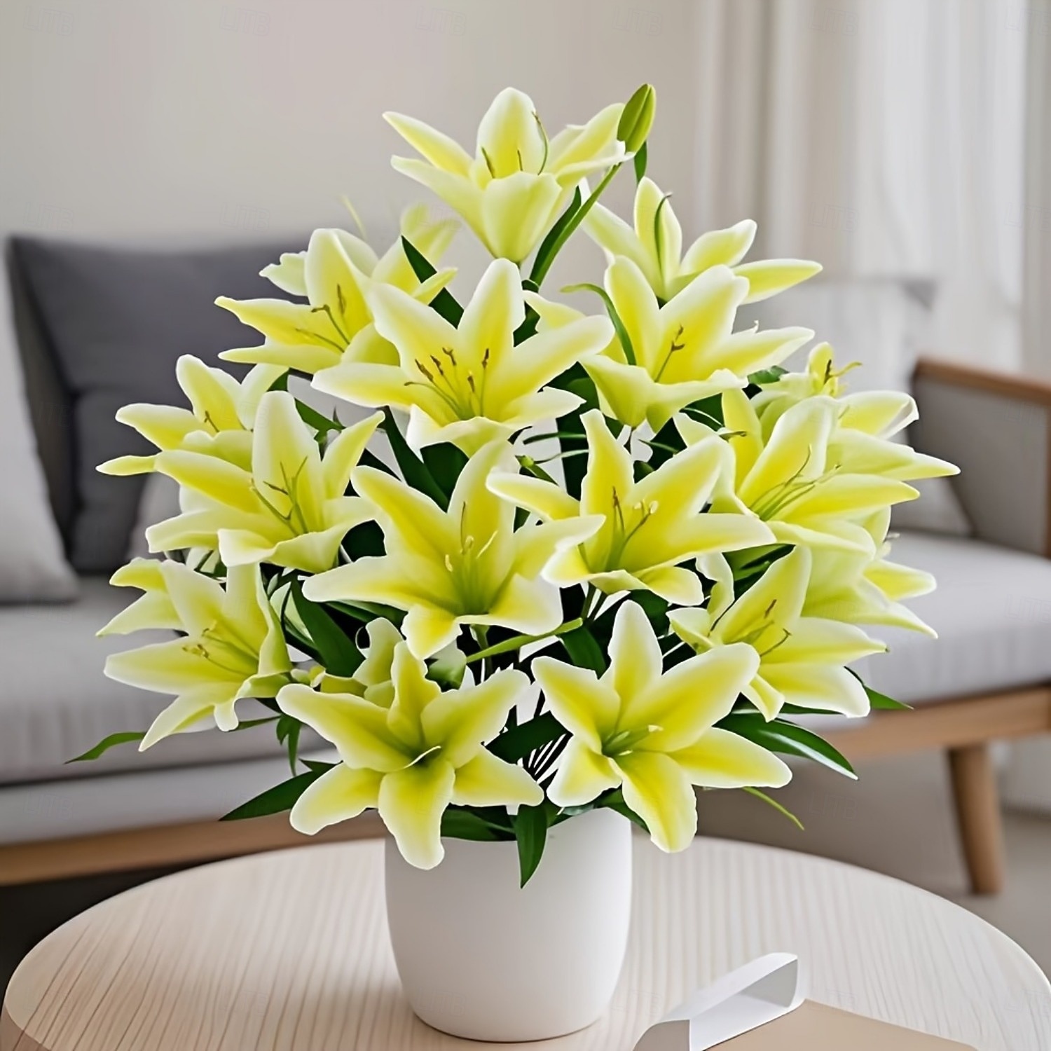 18 Head Artificial Lily Flowers - Elegant Faux Blooms, Perfect for Weddings, Parties, Christmas, Thanksgiving Decorations, Living Room, Bedroom, Dining Table Styling, and Instagram-Inspired Home Decor 2026 - $11.99 –P11