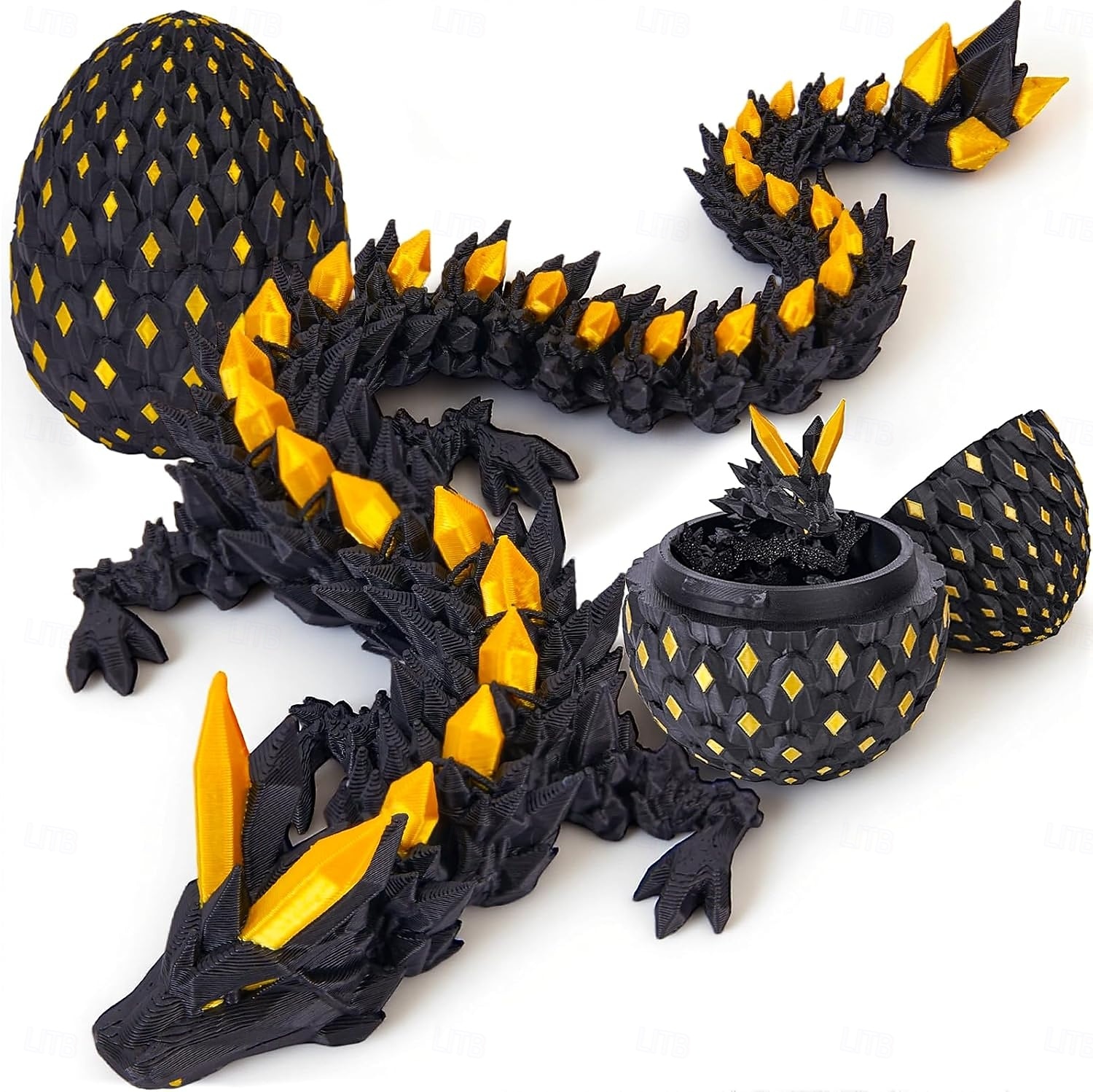 Easter 3D Printed Dragon Eggs Glow in The Dark Articulated Dragon Toys Cool Dino Fidget Toy Animals Dinosaur Eggs Stocking Stuffers for 4-6 5-7 8-12 Teens Girls Kids Boys Kids 2026 - $21.99 –P3