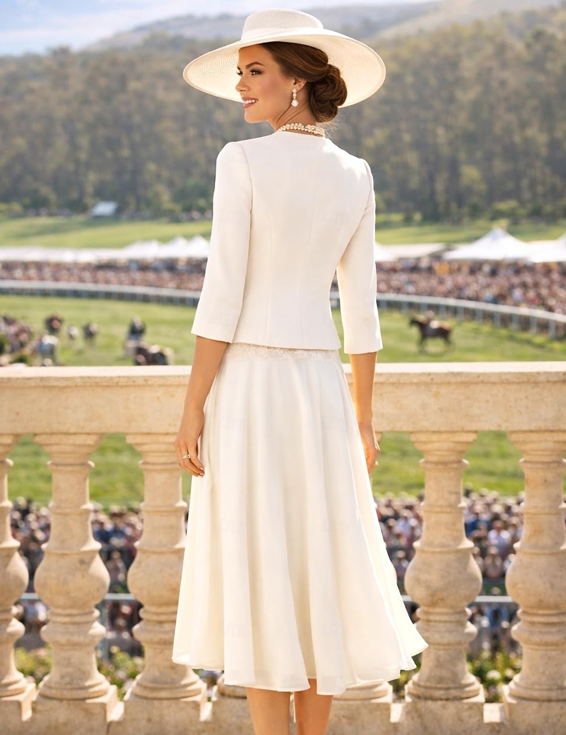 Two Piece Sheath Column Knee Length Wedding Guest Dress Mother of the Bride Dress 3/4 Length Sleeve Jewel Neck Elegant Wedding Guest Church Chiffon Satin Lace Short Jacket Dresses with Appliques 2026 - $206.99 Two Piece Sheath Column Knee Length Wedding Guest Dress Mother of the Bride Dress 3/4 Length Sleeve Jewel Neck Elegant Wedding Guest Church Chiffon Satin Lace Short Jacket Dresses with Appliques 2026 - $206.99