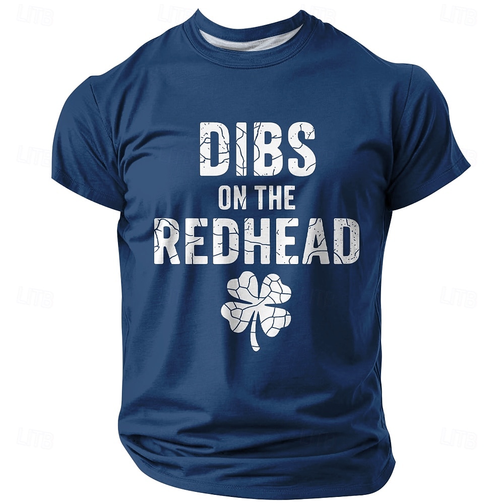 St. Patrick Herren Kleeblatt Glücklicher Ire T Shirt Kurzarm T-Shirt 3D-Druck Rundhalsausschnitt Hemd Designer Lässig Club Party Ferien Grün 1# Grün 2# Grün 3# Sommer Frühling Bekleidung S M L XL XXL 2026 - $23.99 –P2