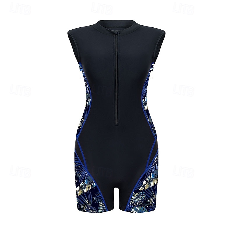 Γυναικεία Προστατευτικά Μαγιό Ολόσωμα κομμάτια Μπόχο Κουμπώσου Πολύ Ελαφρύ (UL) Προστασία UV Ελαστικό Αμάνικο Μαγιό Σέρφινγκ Ψαροντούφεκο Καλοκαίρι 2026 - $26.99 –P12