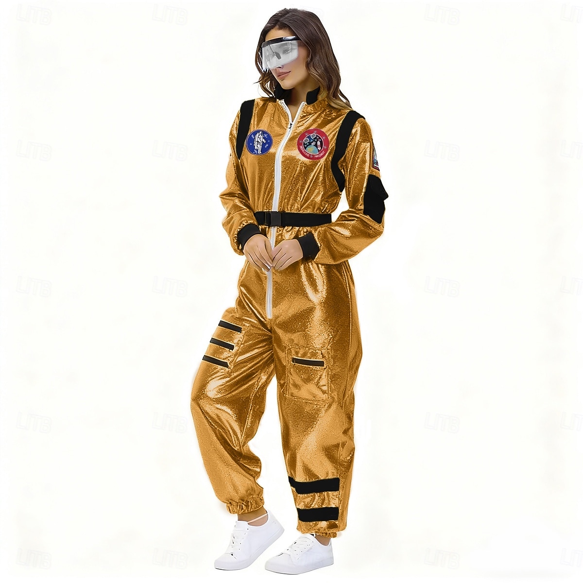 Paare Ausgefallene Kostüme Overall Onesies Astronaut Cosplay Kinder Erwachsene Unisex Halloween Karneval Buchwoche Party Leistung Verkleidung für Schulveranstaltungen Einfache Halloween-Kostüme 2026 - $51.99 –P3