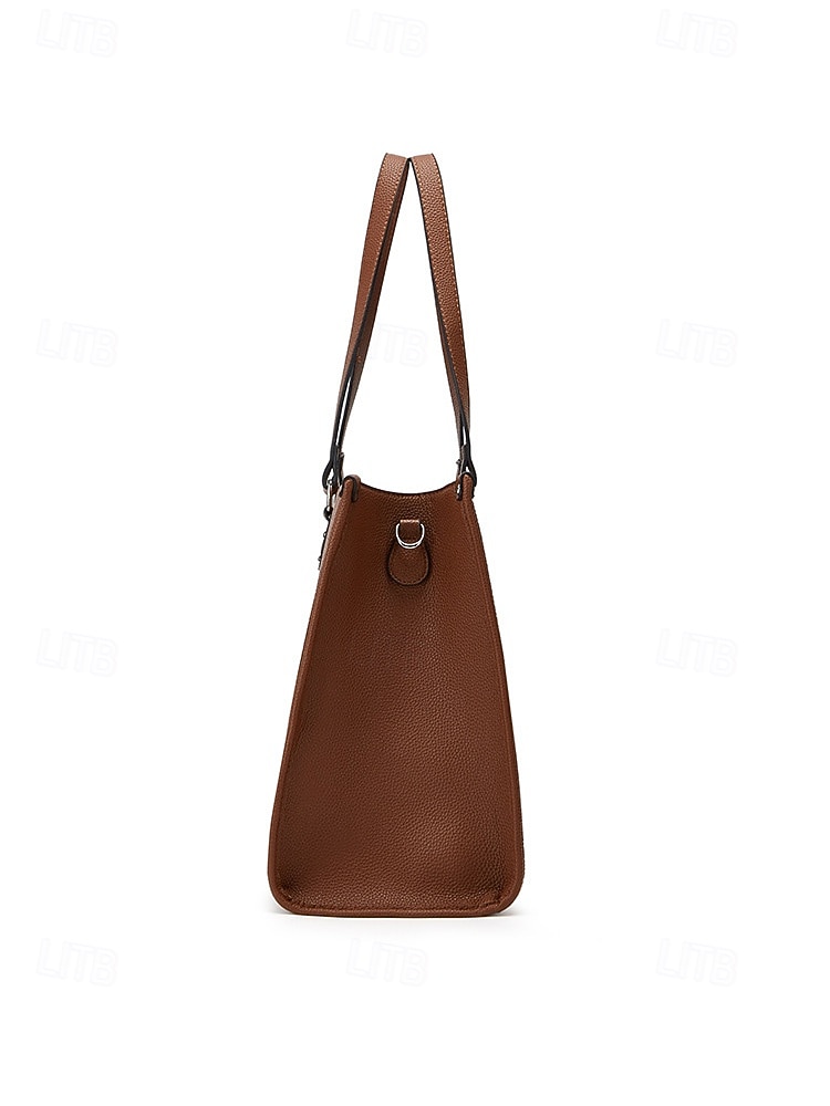 Women's Faux Leather Tote Bag with Adjustable Shoulder Strap, Large Capacity, Waterproof, Multiple Colors - Perfect for Weekend Getaways and Daily Commute 2026 - $42.99 –P7