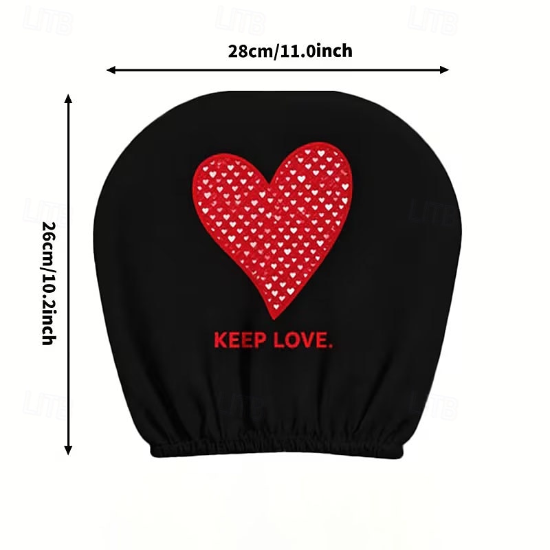 2pcs Cute Flower Love Heart Print Headrest Covers, Valentine's Day Heart-Eyed Girl Car Headrest Protector, Interior Decor, No Filling, Easy to Install and Wash, Suitable for Long-Distance Travel Naps 2026 - $14.99 –P28