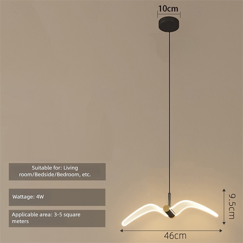 led függőlámpák konyhai szabályozható akril világítás 40cm 1/3/4 fényű modern parasztház előtér bejárati lámpatestek mennyezetre függő földgömb asztal fölé 110-240v 2025 - $71.99 –P9