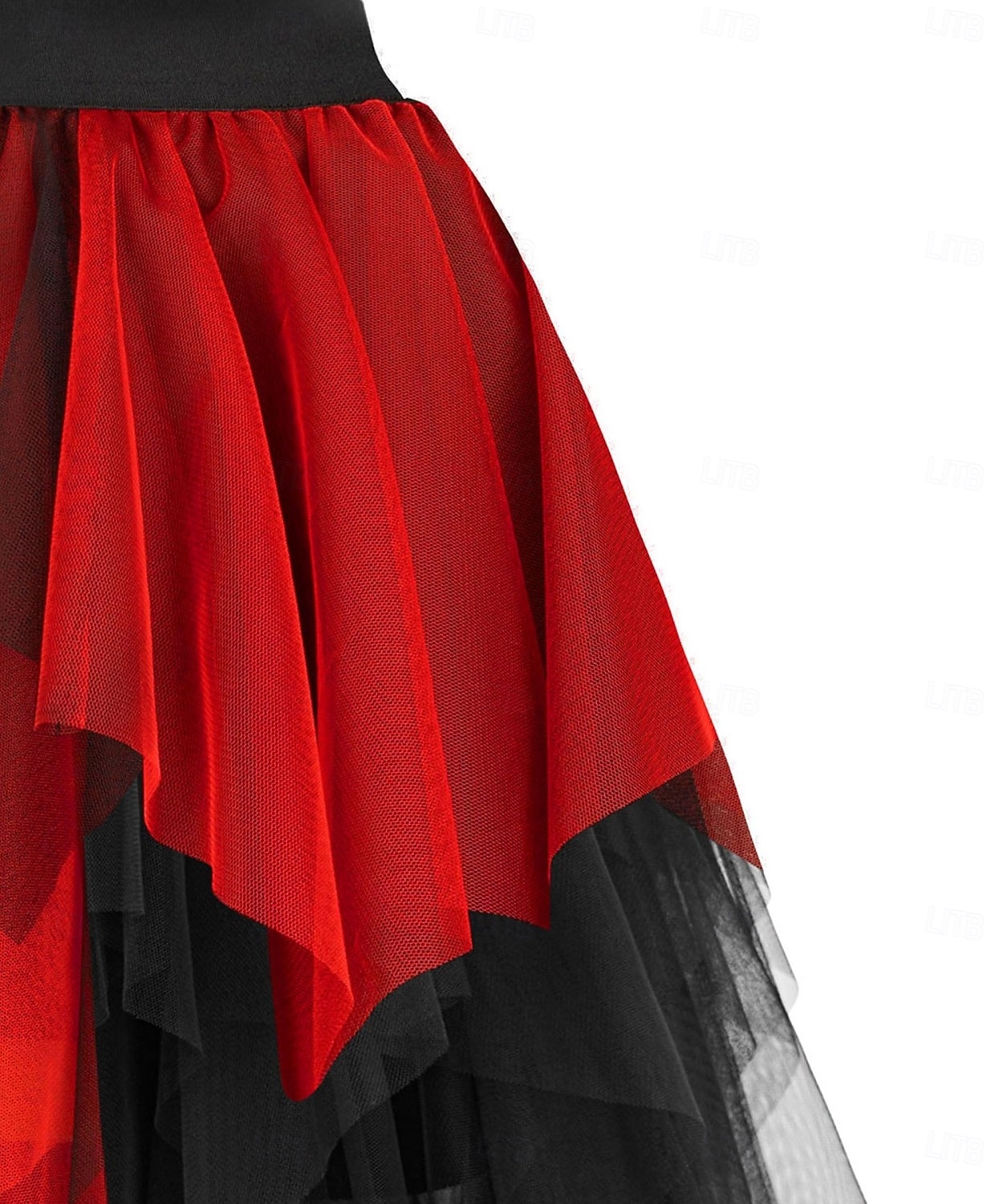 Φανταστική φορεσιά Φούστα από τούλι Ρετρό / Βίντατζ Δεκαετία '80 Πολυεπίπεδο High Low Φουσκωμένος Ενηλίκων Γυναικεία Απόκριες Πάρτι Επίδοση Χορός Μπαλέτο Ντύνομαι 2026 - $24.99 –P5