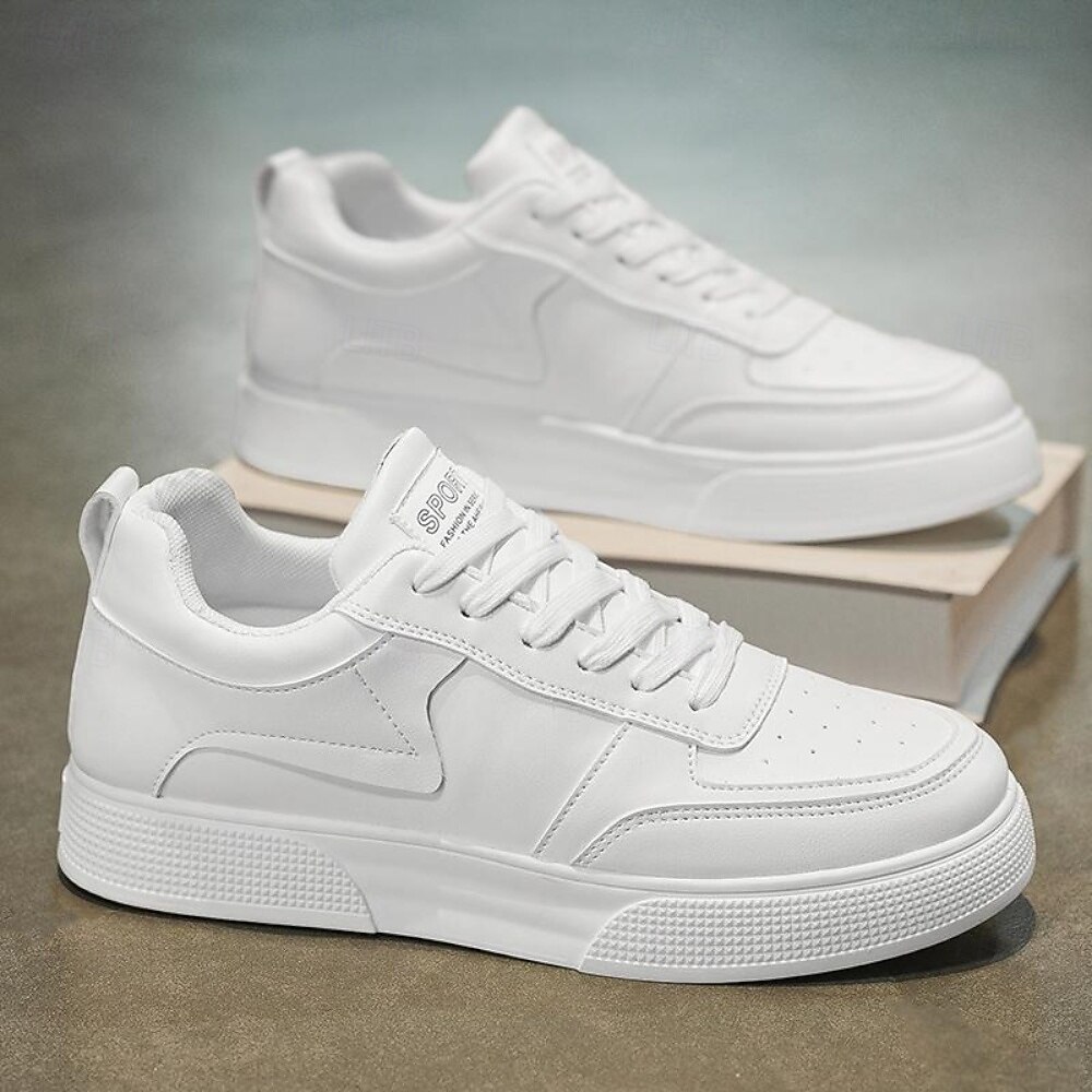 Мужские белые и зеленые повседневные кроссовки, легкие дышащие прогулочные туфли на мягкой подошве, стильные кроссовки в стиле стритвеар для повседневной носки и нарядов ко Дню Святого Патрика. 2026 - $42.99 –P1