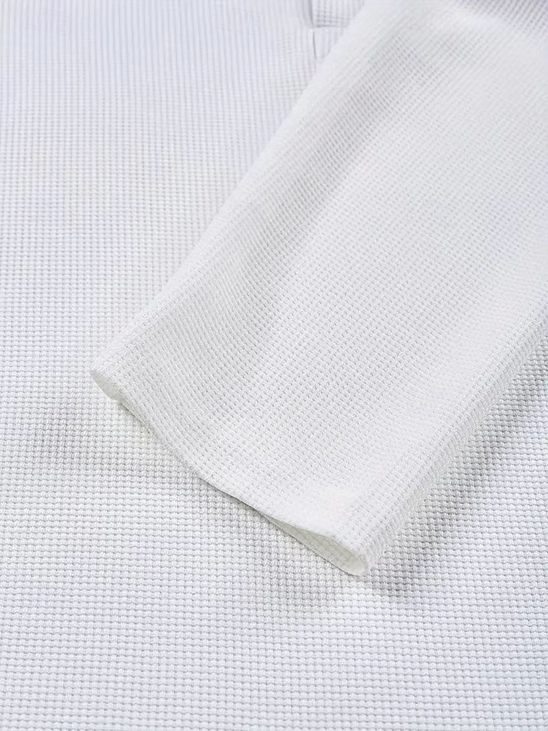 Per uomo Polo Maglia da golf Streetwear Casuale Bavero Manica Lunga Essenziale Moderno Blocco di colori Patchwork Bottoni Primavera Autunno Vestibilità regolare Bianco Polo del 2026 a $24.99 –P3