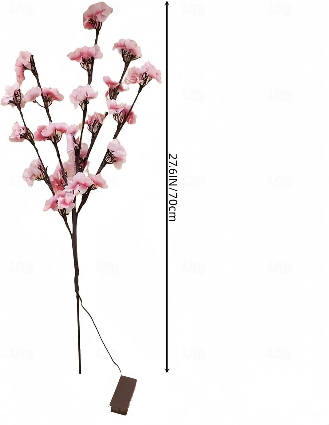 2026年 70cm 20個のLEDビーズ人工桜の木の枝ライト、単三電池駆動、屋内寝室、リビングルーム、ダイニングルーム、パーティー、バレンタインデー、結婚式、休日の装飾  コレクション – $11.49 –P4