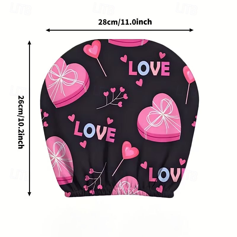 2pcs Cute Flower Love Heart Print Headrest Covers, Valentine's Day Heart-Eyed Girl Car Headrest Protector, Interior Decor, No Filling, Easy to Install and Wash, Suitable for Long-Distance Travel Naps 2026 - $14.99 –P25