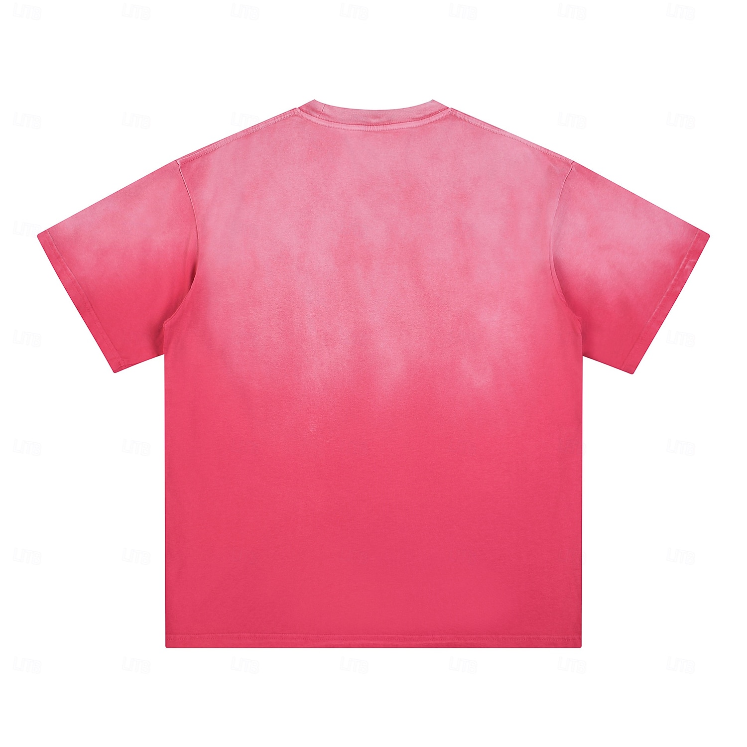 SoftFade™ homme en coton 100 % à effet délavé tee-shirt lourd à manches courtes col rond été dégradé ombre basique style vintage délavé vacances rue sortie blanc haut tee pour homme de 2026 ? $31.99 –P11