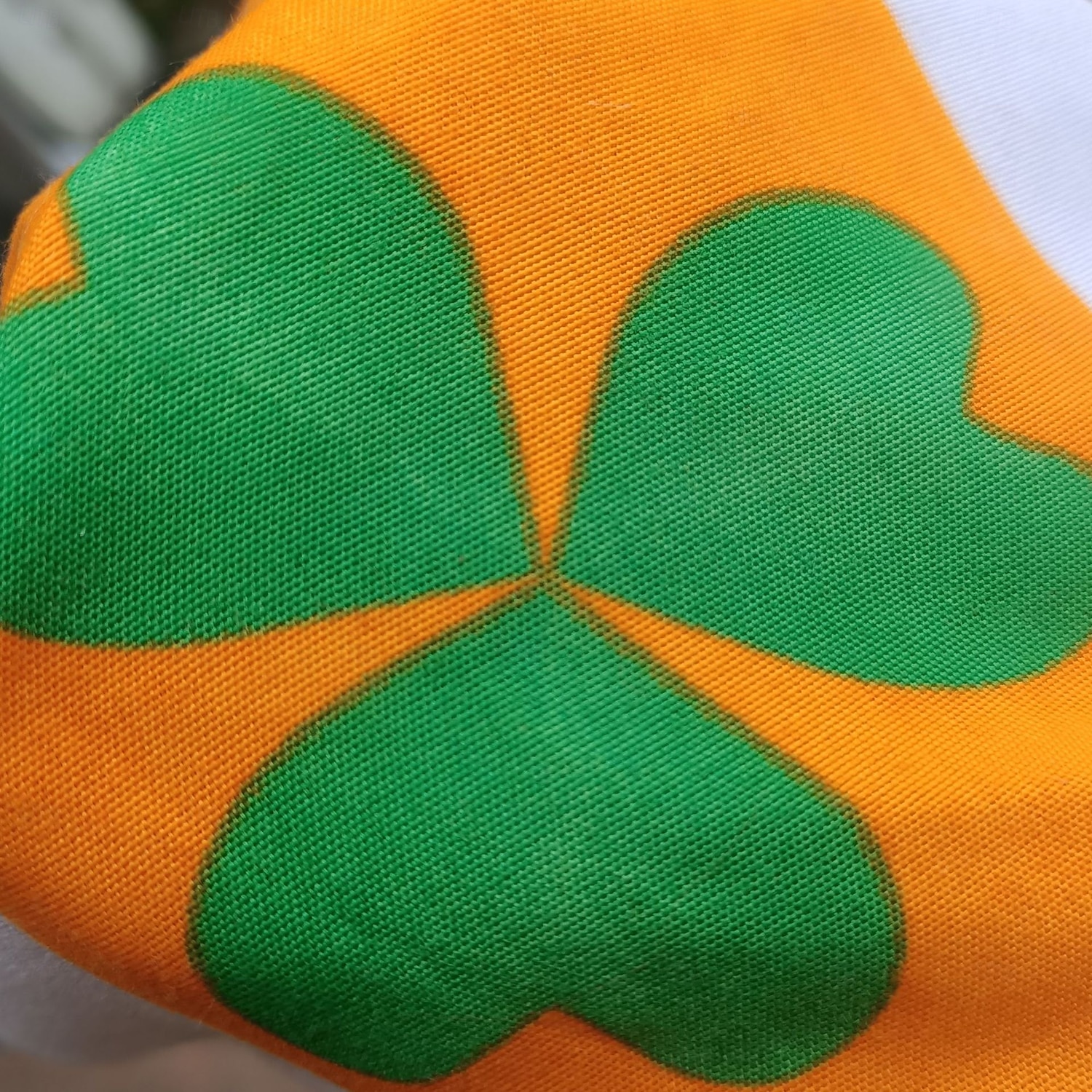 St Patrick's Day Fan Flag, Shamrock Design, Festival Half-Round Banner, Irish Party Decor, Green Clover Flag for St. Patrick's Day Celebration. 2026 - $7.99 –P6
