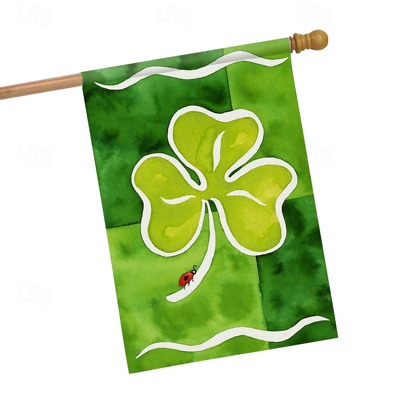 St Patrick's Day Outdoor Garden Flag Irish Party Decoration for Yard Patio Lawn Holiday Celebration 2026 - $15.99 –P3