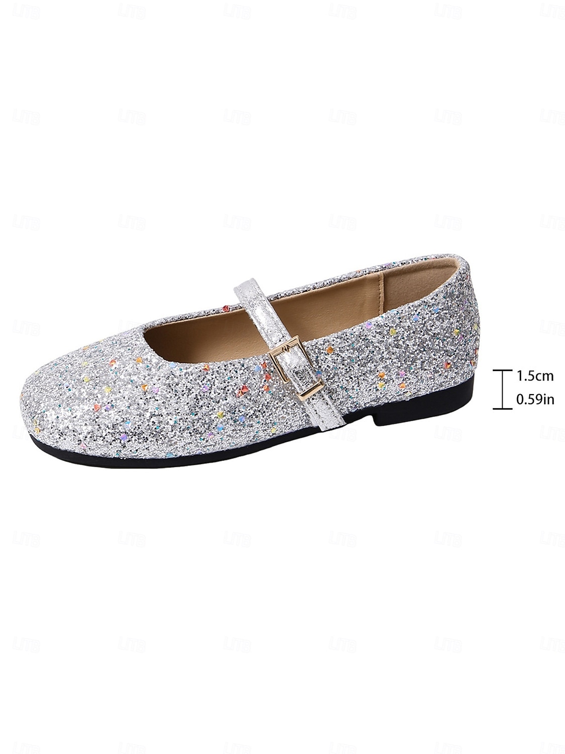 Women's Sparkly Mary Jane Flats - Sequin Glitter Ballet Shoes with Adjustable Strap, Comfortable Everyday Style for Casual Outfits- Walking &Daily Wear 2026 - $24.99 –P4
