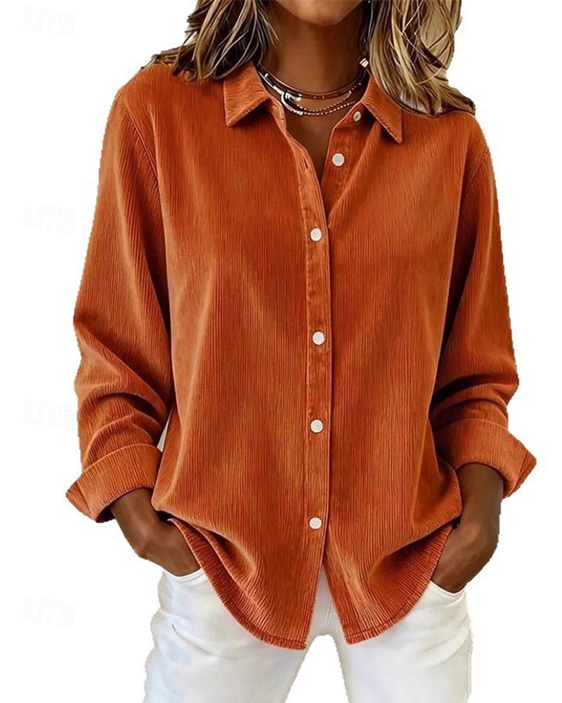 Mulheres Camisa Social Blusa Tops elegantes Franzido Patchwork Botões Côr Sólida Tecido Elegante Vintage senhoras Manga Longa Colarinho de Camisa Tops regulares Diário Trabalho Feriado Rosa Vermelho de 2026 por $34.99 –P4