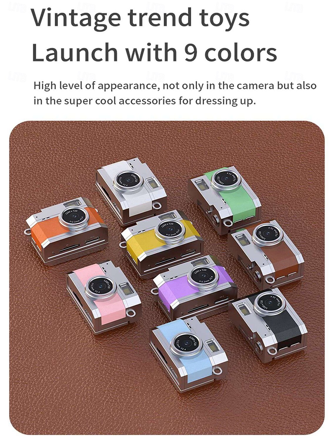 New Thumb-Sized Flip Screen Mini Camera Retro Digital Camera Mini with Lanyard 180 Flip Screen Video Mode Multi-Style Beauty Filters Valentine's Day Gift 2026 - $38.99 –P12