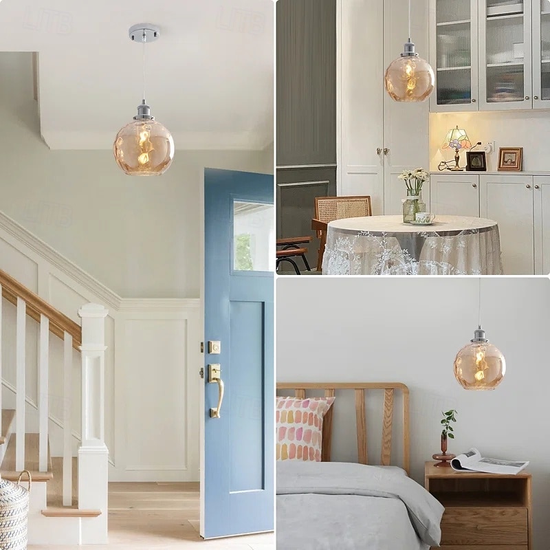 1 - одинарный подвесной светильник из хрома 2026 - $178.99 –P3