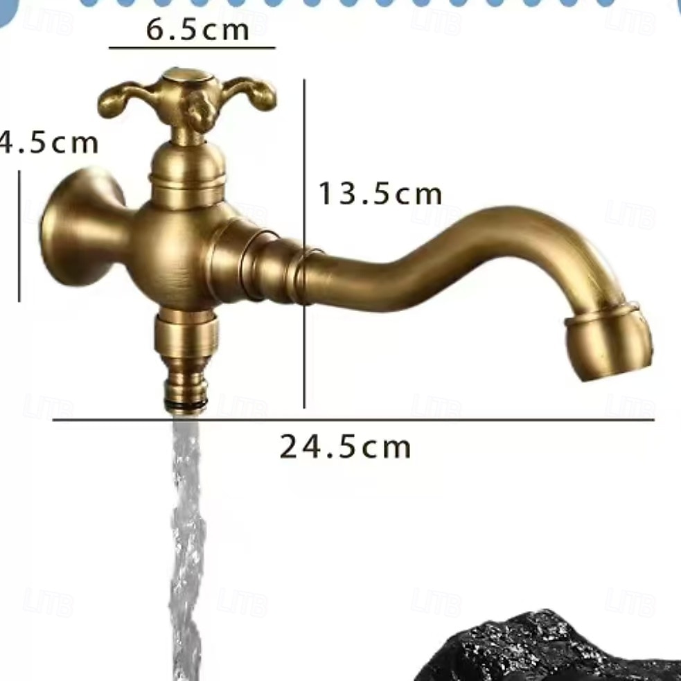 Waschbeckenarmatur - drehbar Chrom Wandinstallation Einhebel EinlochBath Taps 2026 - $145.99 –P1