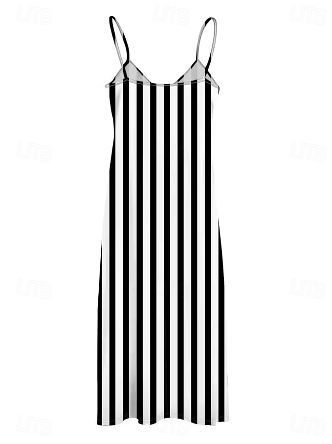 Γυναικεία Μακρύ φόρεμα Φόρεμα για τον ήλιο Φόρεμα σε γραμμή Α Σλιπ Φόρεμα Διακοπές Καθημερινό Μπόχο Παραλία Χαλαρή Εφαρμογή Γραφική Ζώο Αμάνικο Λαιμόκοψη V Μαύρο Καλοκαίρι Άνοιξη 2026 - $36.99 –P2