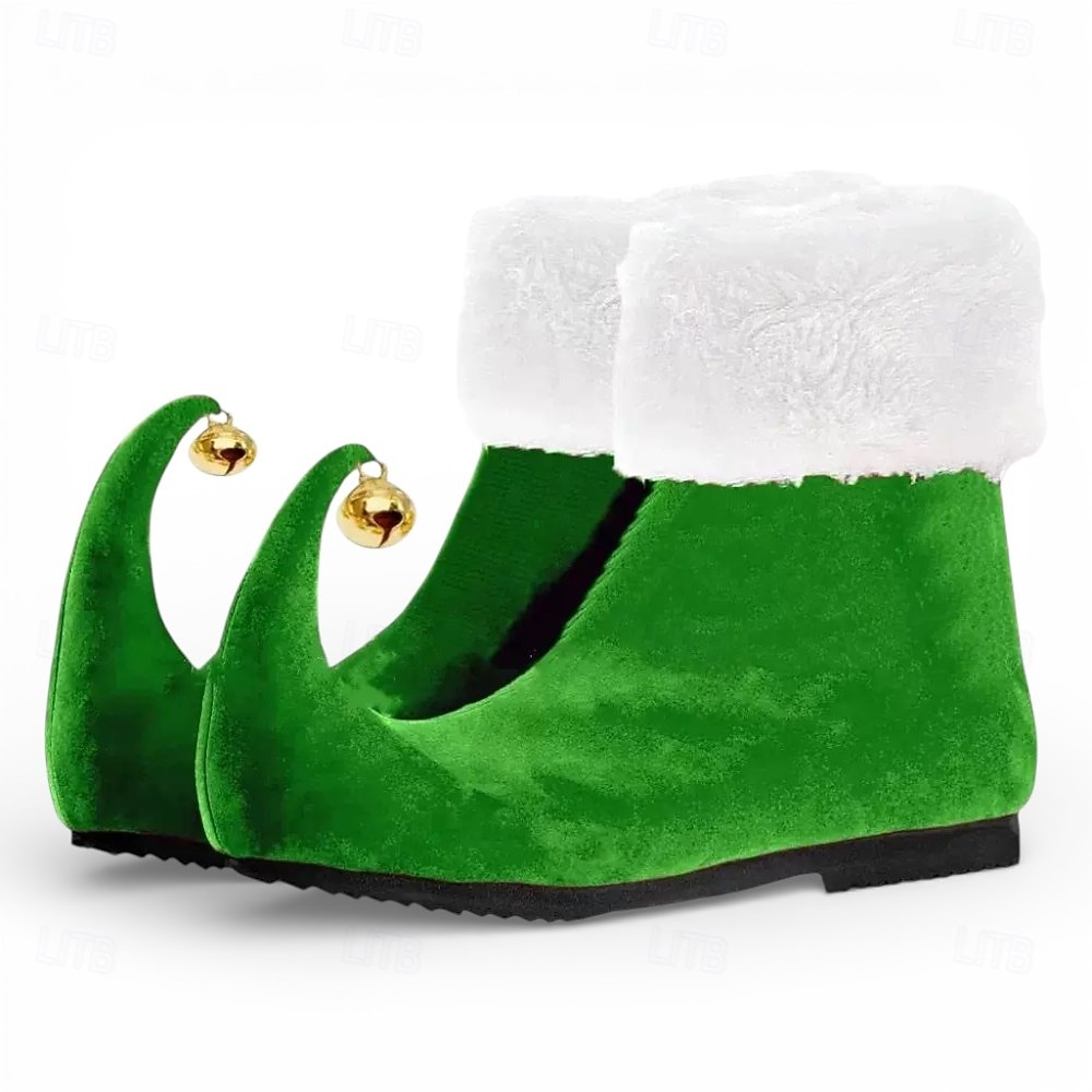 Mocasines de terciopelo verde esmeralda para hombre: elegantes zapatos sin cordones para el Día de San Patricio: calzado de fiesta elegante y cómodo. 2026 - $46.99 –P6