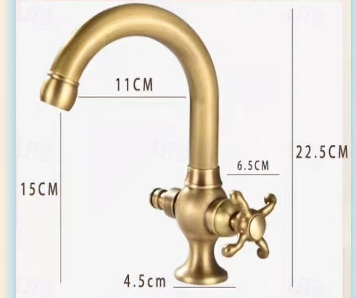Bathroom Sink Faucet - Rotatable Electroplated Mount Outside Single Handle One HoleBath Taps 2026 - $165.99 –P1