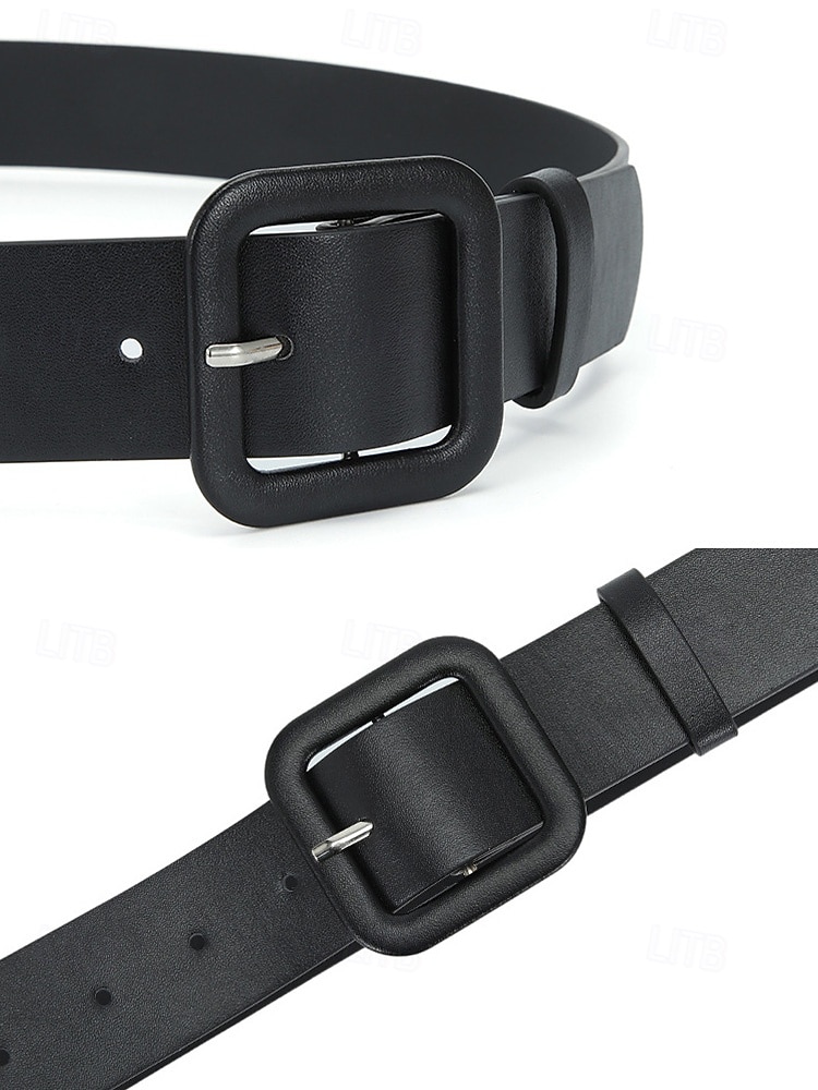 Cinto feminino em couro sintético, diversas cores, ajuste regulável, perfeito para o Dia de São Patrício e para o dia a dia, acessório estiloso e versátil. de 2026 por $9.99 –P11