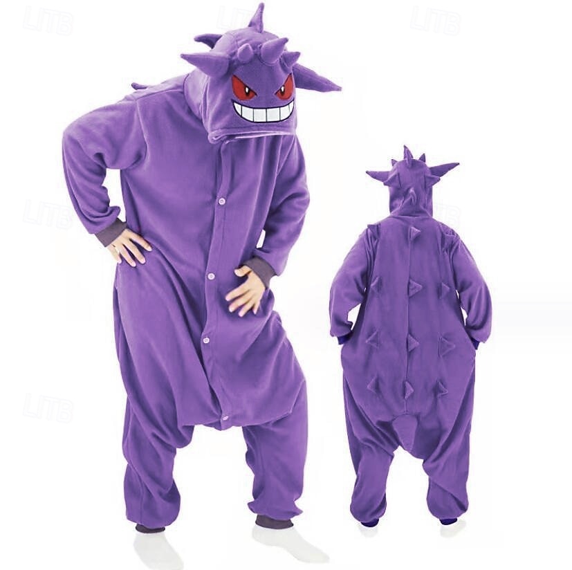 Carnival Costume 2026 Kigurumi Pajamas Fancy Costume Group Costume Animal Monster Cartoon Warm Charm Funny Costume Kid's Adults' Unisex Men and Women Boys and Girls Halloween Carnival Party 2026 - $52.99 –P1