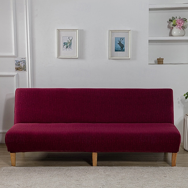 Housse de canapé-lit extensible en tissu imprimé, disponible en 3 tailles différentes, housse de canapé sans accoudoirs, housse de banc élastique, protection décorative pour le Nouvel An, décoration de 2026 ? $30.99 –P8