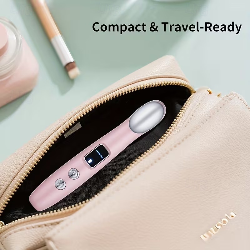 Eye Massage Device To Diminish Dark Circles And Puffiness With Vibration To Tighten Pores And Warmth For Relaxation Featuring A Light Beige Lifting Function. 2026 - $27.99 –P5