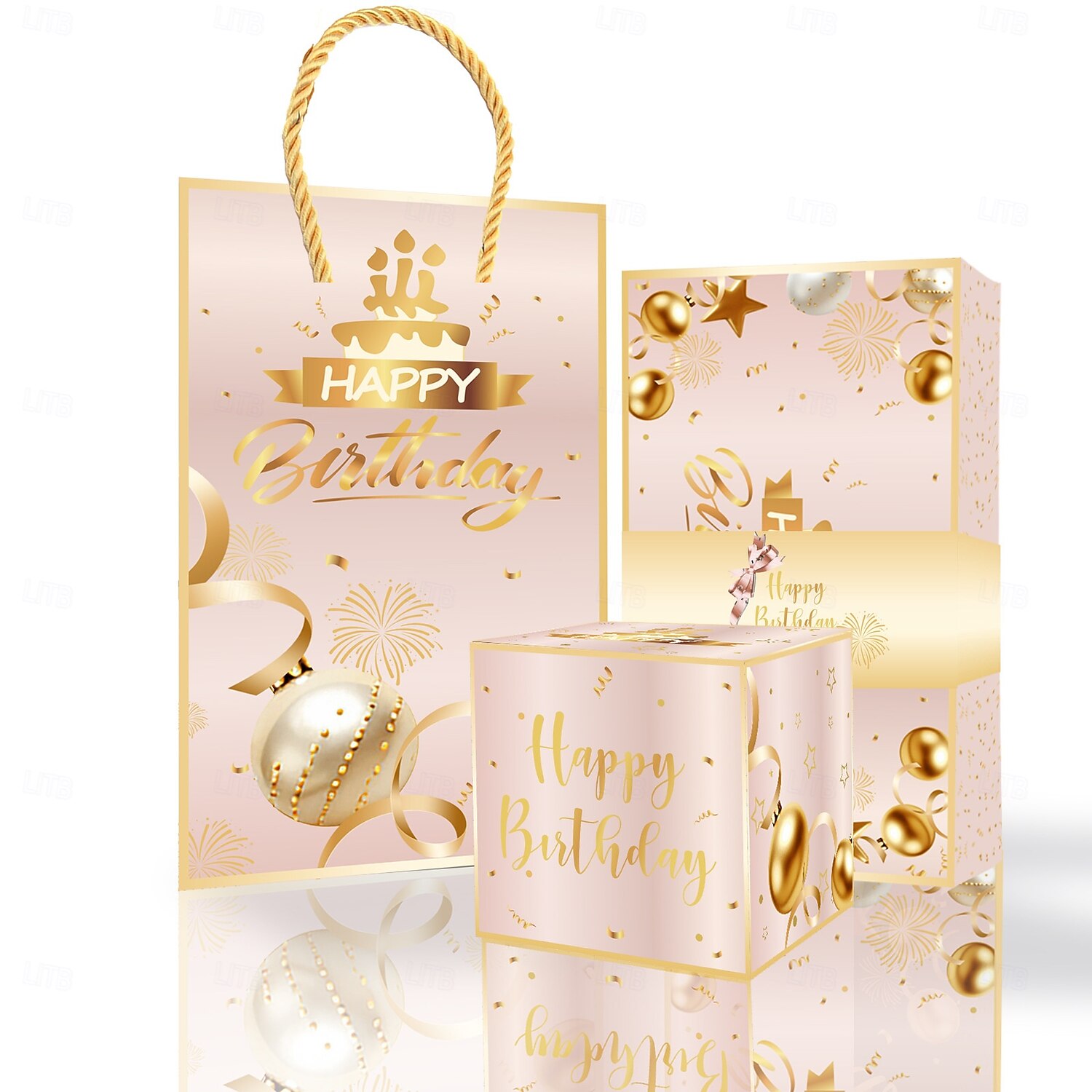 2026年 6/8/10/16/20個のサプライズバースデーバウンスボックス | 男の子と女の子のためのクリエイティブな赤いラッキーギフトボックス、サプライズギフトパッケージ、現金やカード用の折りたたみ式爆発マネーギフトボックス &誕生日にぴったりの写真  コレクション – $10.99 –P1