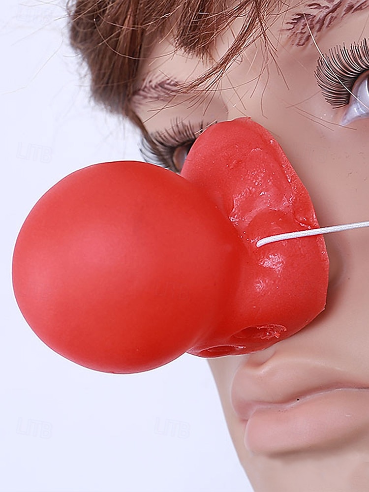 כובע ליצן של ג'סטר מרדי גרא ומערכת אף ליצן – מושלם לקרנבל ומסיבות מסכה 2026 - $11.99 –P10