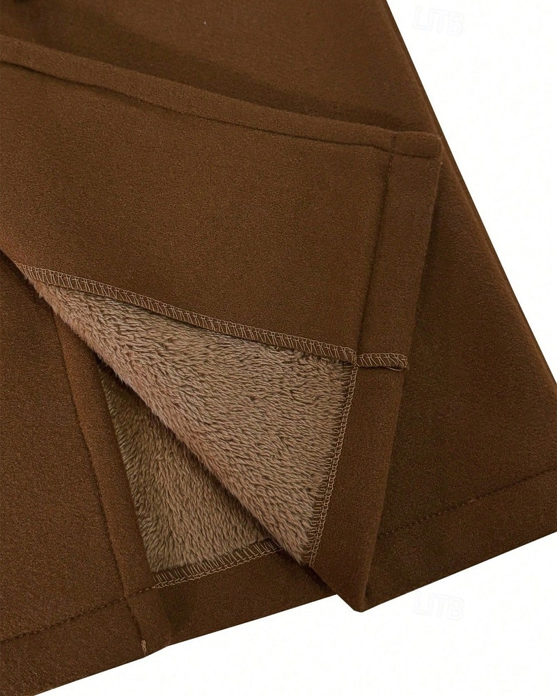Miesten Talvitakki Fleecetakki Päällystakki Pitkä trenssitakki Trenssitakki Päivittäin ulko- Syksy Talvi Polyester Pidä lämpimänä Päällysvaatteet Vaatetus Klassinen Vapaa-aika Tavallinen Tasku 2026 - $54.99 –P13