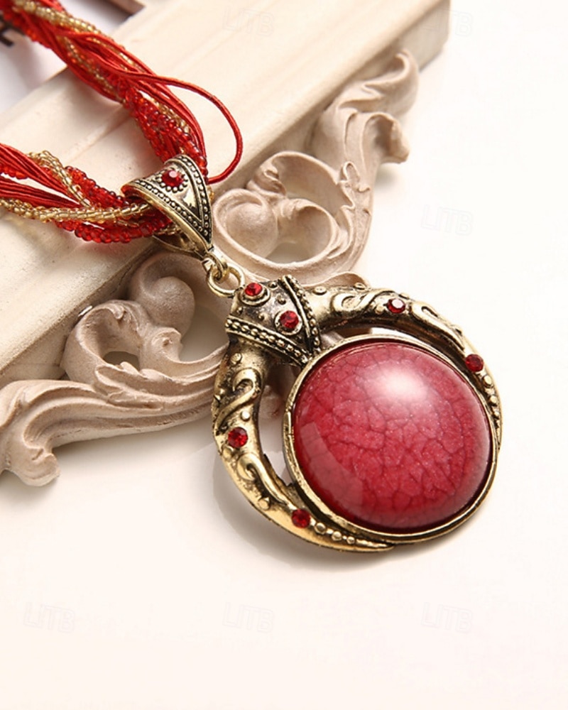 Riipus-kaulakorut Kaulakoru For Naisten Päivittäin Katu Metalliseos Retro 2026 - $13.99 –P3