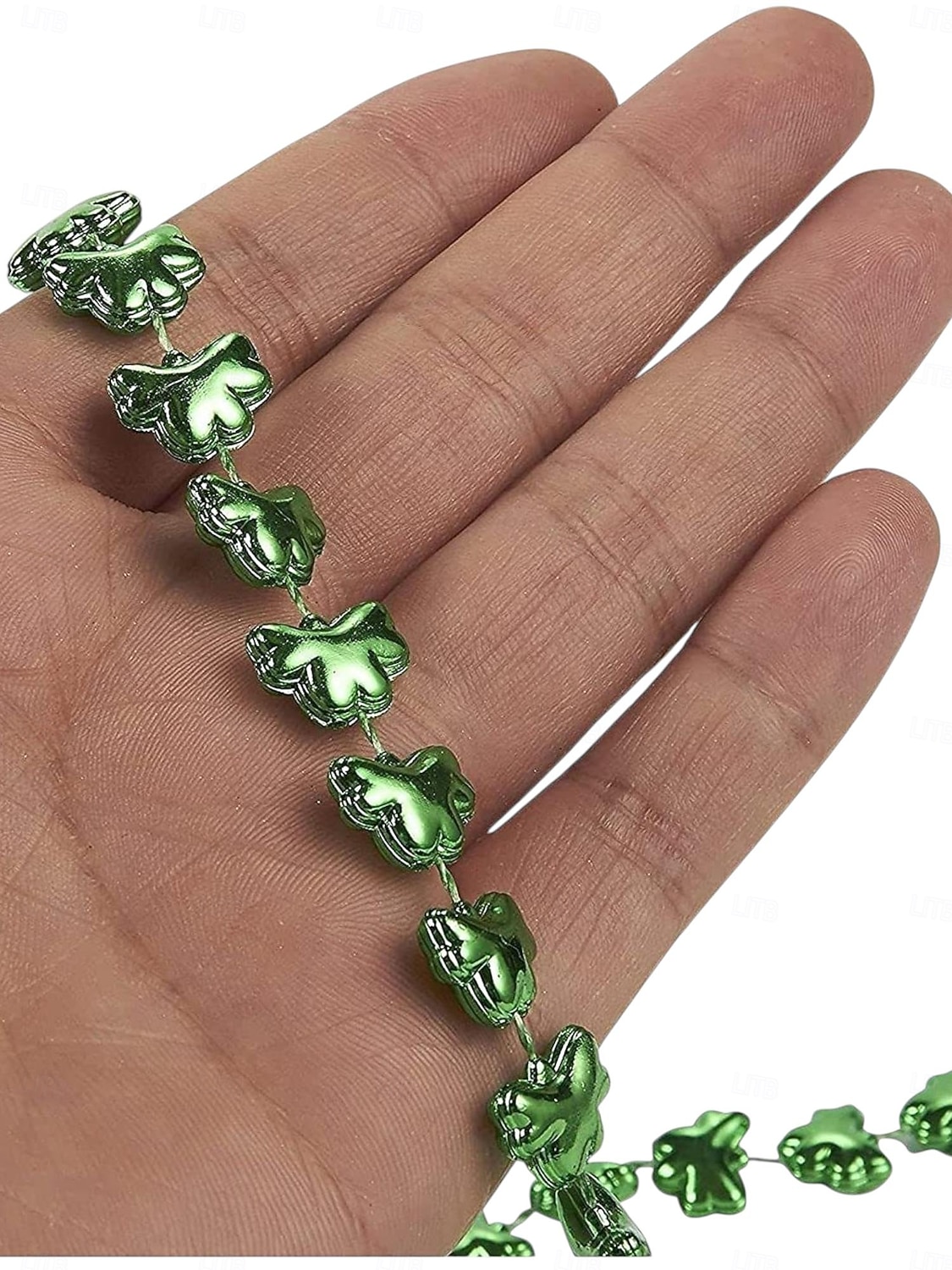 Conjunto de acessórios femininos com lantejoulas verdes para o Dia de São Patrício – inclui tiara com laço, brincos, gravata, pulseiras e muito mais para as comemorações festivas. de 2026 por $19.99 –P2