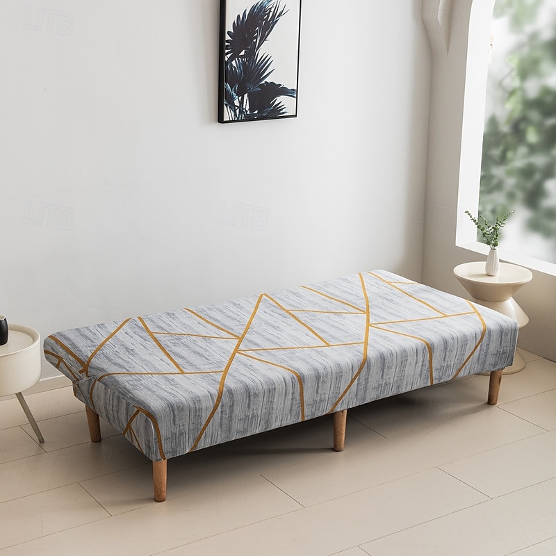 Housse de canapé-lit extensible en tissu imprimé, disponible en 3 tailles différentes, housse de canapé sans accoudoirs, housse de banc élastique, protection décorative pour le Nouvel An, décoration de 2026 ? $28.99 –P10