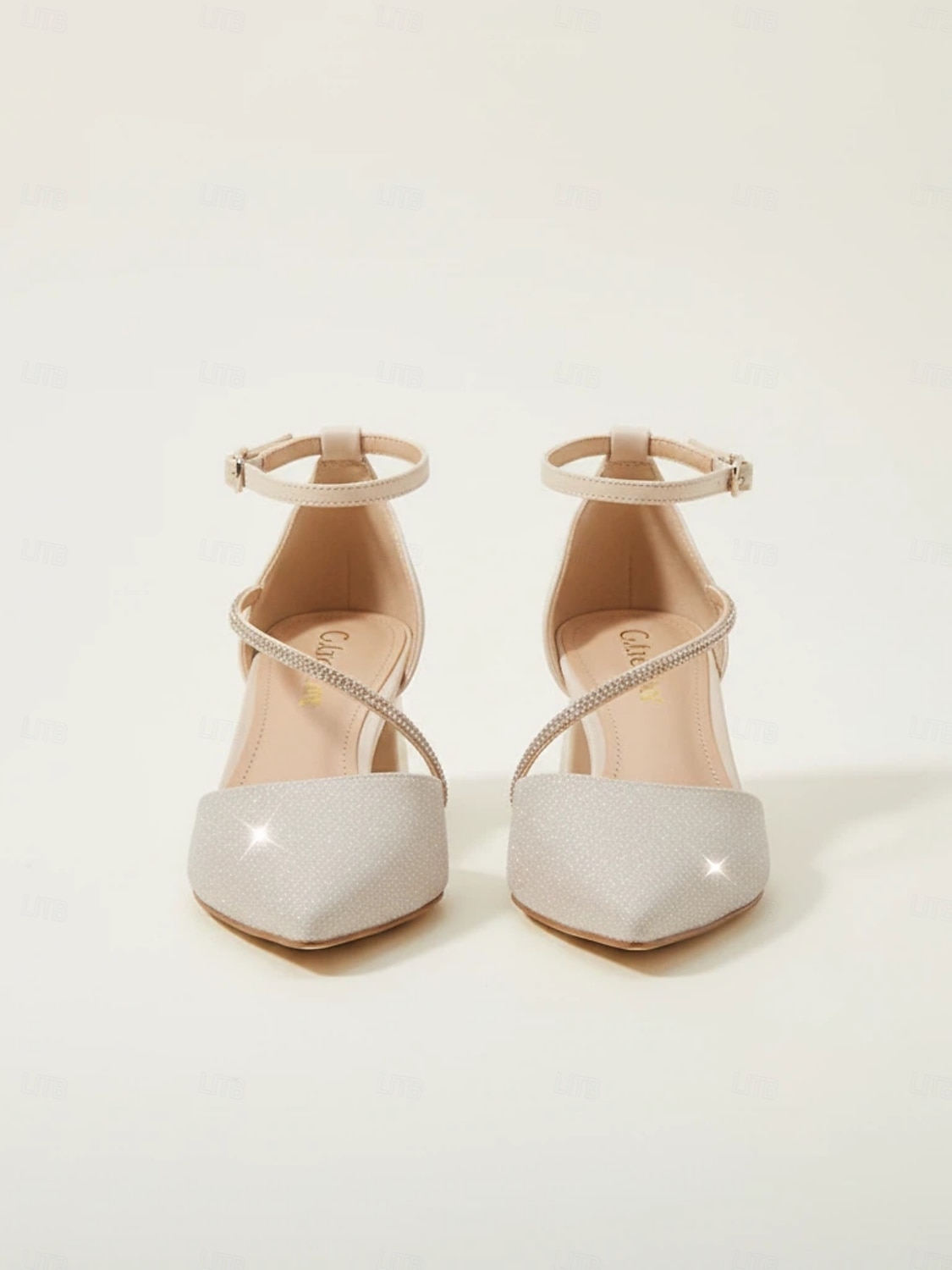 Damskie Buty ślubne Buty pumpy Bling Bling Buty Sandały na obcasie Buty musujące Codzienny Impreza Ślub Jednokolorowe Obcasy ślubne Buty druhny Kryształ górski Masywny obcas Nasek w szpic Elegancja 2026 - $32.99 –P4