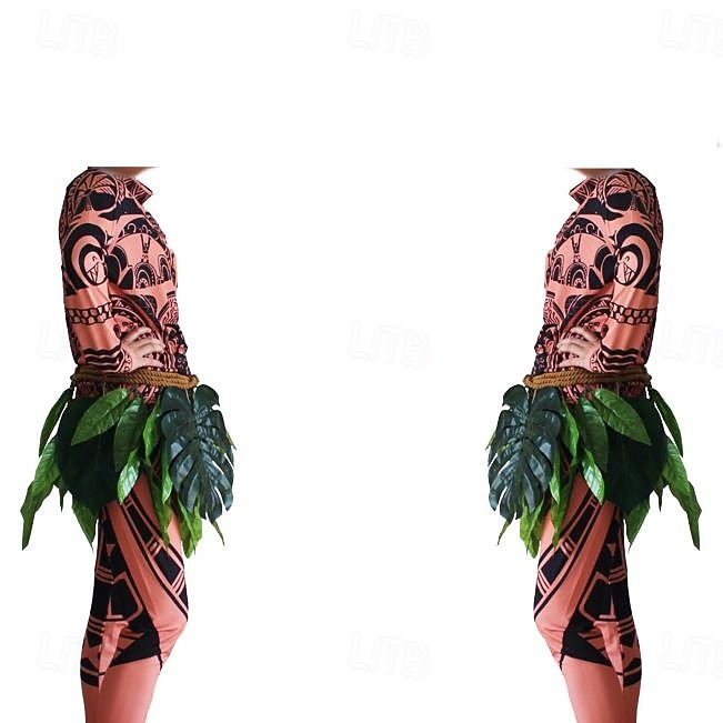 Princesa Moana Vestidos Fatos de Corpo Trajes de casais Trajes temáticos de filmes e séries for Homens Mulheres Adulto Carnaval Dia da Criança Praia Festa Aniversário de 2026 por $39.99 –P8