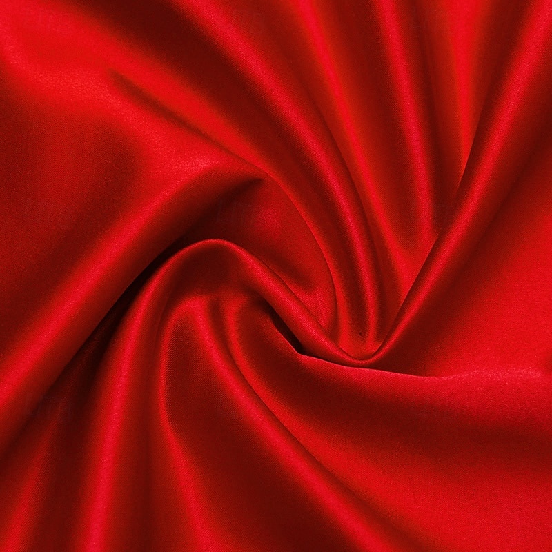 А-силуэт Ниже колена коктейльные платья Элегантный стиль Повседневные Полуформальные платья Рукав 3/4 V-образный вырез Вечеринка в саду Свадьба Сатин с Плиссировка 2026 - $130.99 –P3