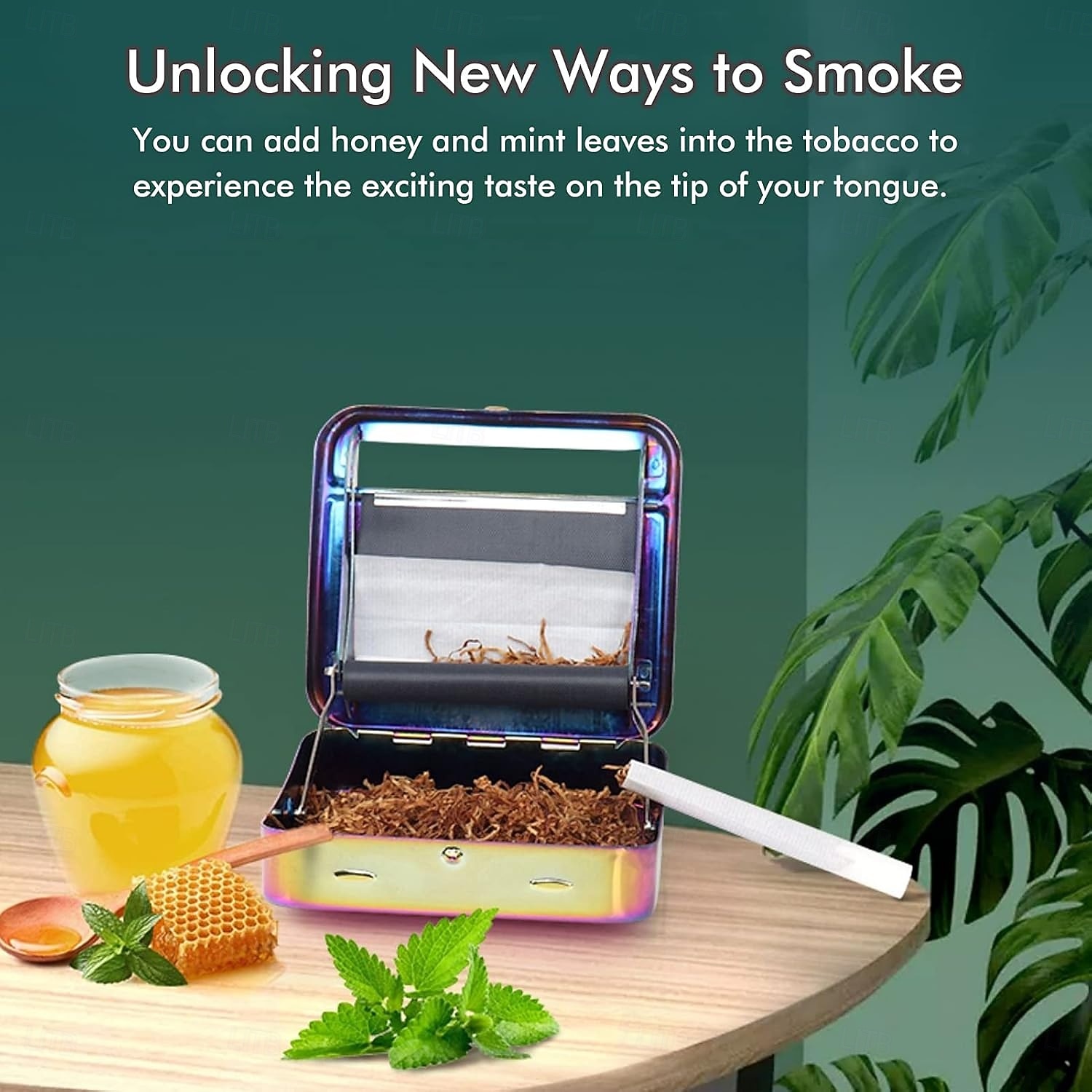 Αυτόματο κουτί στριφτού τσιγάρου ρυθμιζόμενο ημιαυτόματο μεταλλικό ρολό τσιγάρων, συμπαγής εξατομικευμένη θήκη στριφτού καπνού για τυποποιημένα χαρτιά, εύχρηστη μικρή μηχανή στριφτού τσιγάρου 2026 - $12.49 –P5