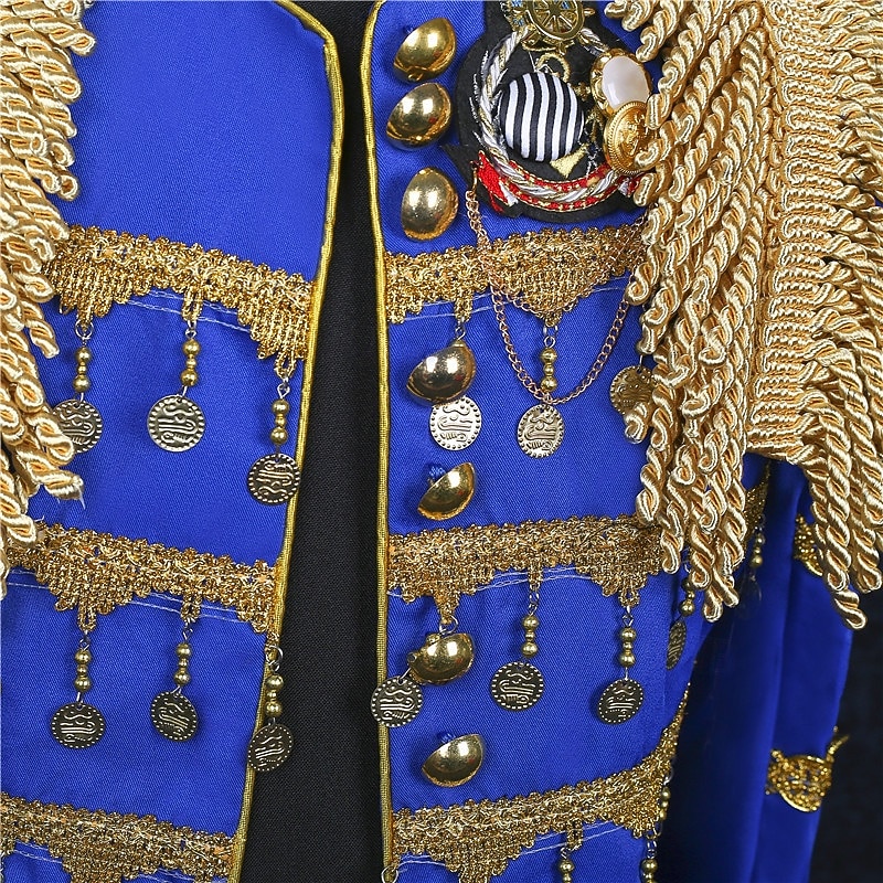 Ρετρό / Βίντατζ Ροκοκό Επίστρωση Χορός μεταμφιεσμένων Μπουφάν τσίρκου Μακριά Μανίκια Πρίγκηπας Αριστοκράτης Φανταχτερή Φόρεμα Ανδρικά Απόκριες Μασκάρεμα Εκδήλωση / Πάρτι Ενηλίκων Επίστρωση 2026 - $139.99 –P16