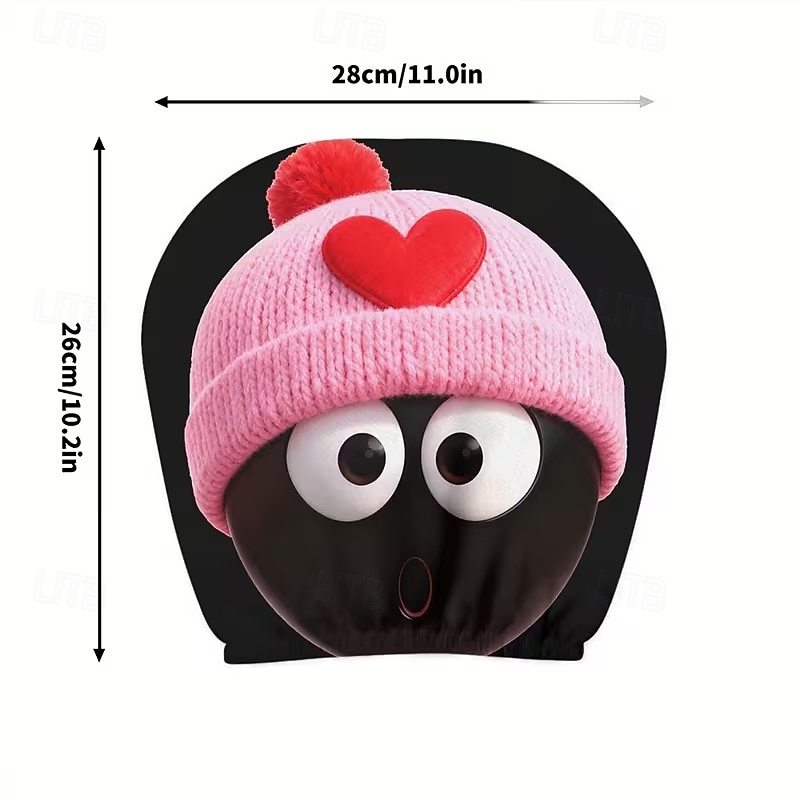 2pcs Cute Flower Love Heart Print Headrest Covers, Valentine's Day Heart-Eyed Girl Car Headrest Protector, Interior Decor, No Filling, Easy to Install and Wash, Suitable for Long-Distance Travel Naps 2026 - $14.99 –P27