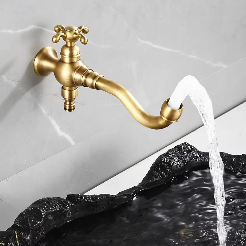 Waschbeckenarmatur - drehbar Chrom Wandinstallation Einhebel EinlochBath Taps 2026 - $145.99 –P6