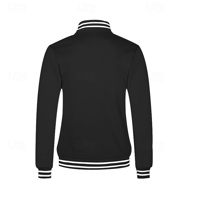 Per uomo Giacca Leggera Giacca Casual Giacca College Casuale Quotidiano Tasca Primavera Autunno A righe Streetwear Elegante Colletto Mao Regolare Nero Rosso Blu marino Blu reale Grigio chiaro Giacca del 2026 a $34.99 –P30