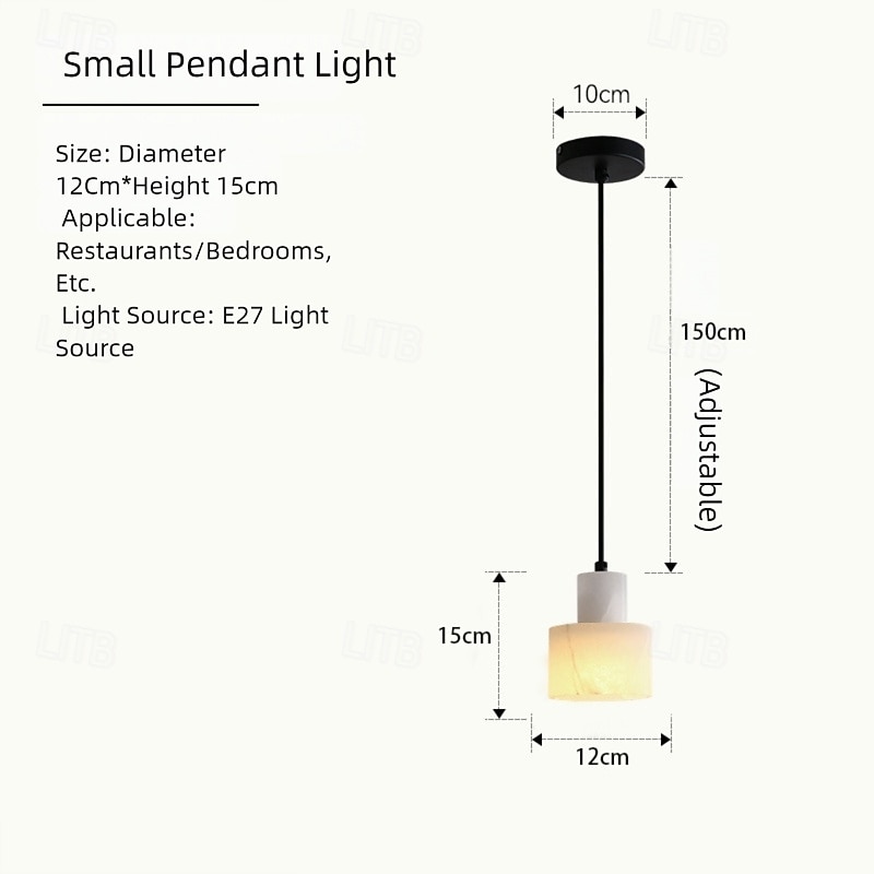 12 cm Ödesign Hängande lampor Marmor Nutida 110-240 V 2026 - $113.99 –P2